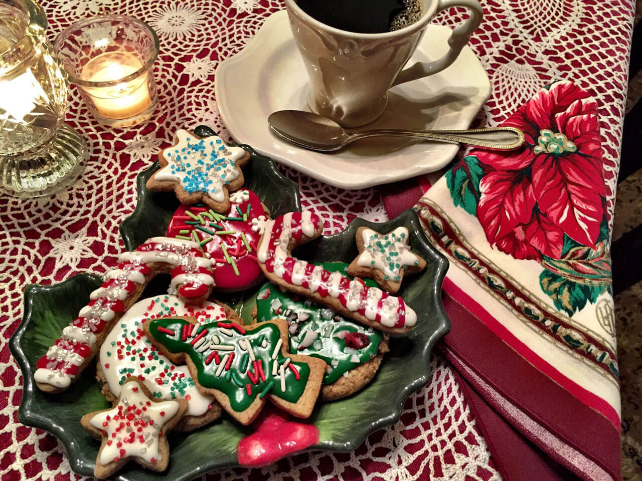 Gingered Christmas Sprinkle Cookies