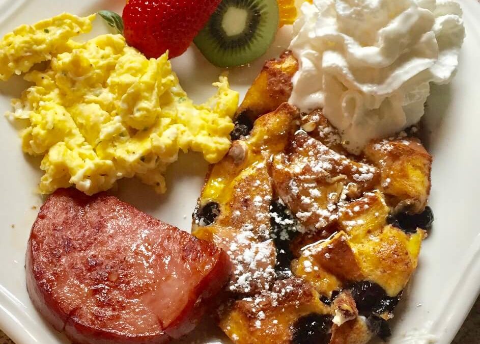 Good Morning! Recipe Blog: Lemony Blueberry Baked French Toast