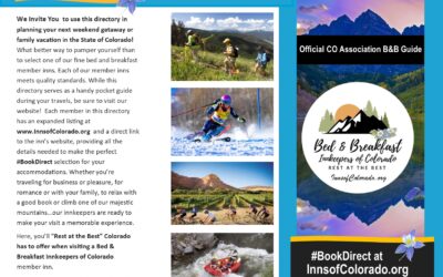 Official 2022 Colorado Bed & Breakfast print directory now available – order a free copy by email